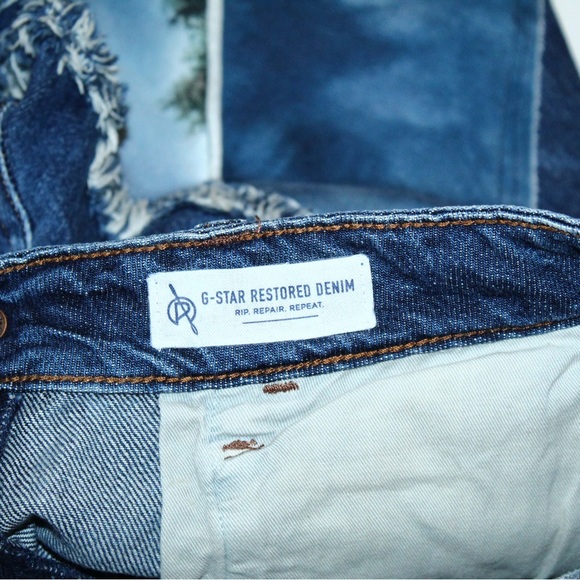 Jaden Smith + G-star spiraq rftp patches water 3D slim jeans W 28 L 32 - Picture 3 of 14